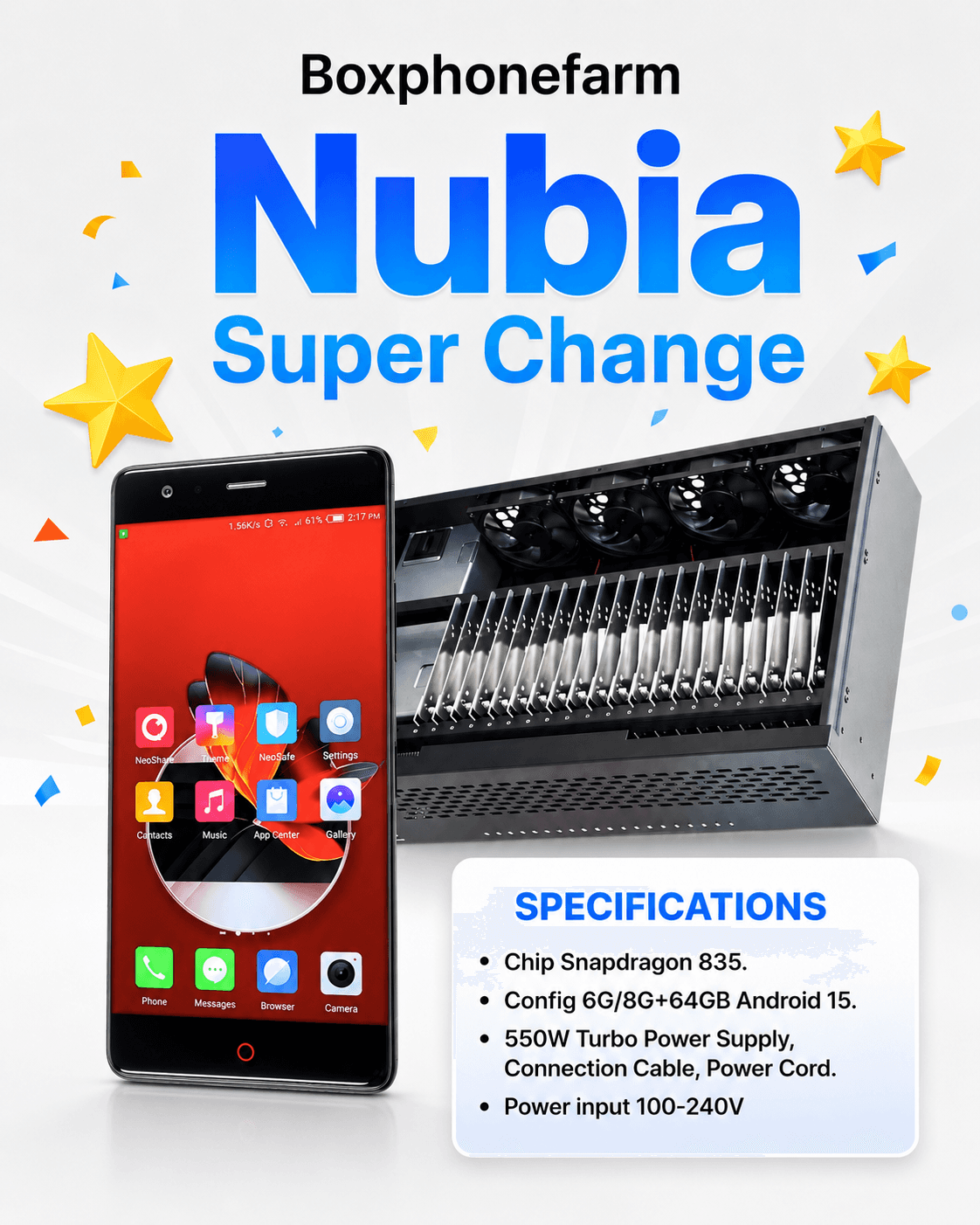 Nubia Z17 — Super Change — USB · LAN · OTG