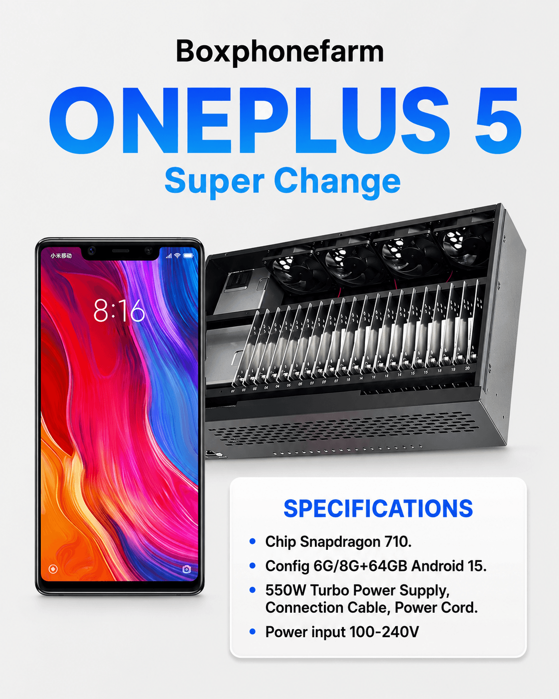 OnePlus 5 — Super Change — USB · LAN · OTG